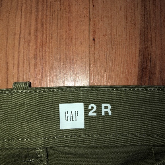 NEW GAP Pants MID RISE STRETCH Green Waist 30 Size 2 Women’s - Picture 3 of 16